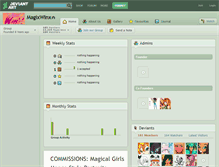 Tablet Screenshot of magixwinx.deviantart.com