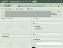 Tablet Screenshot of momface.deviantart.com