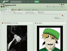 Tablet Screenshot of darkprince1976.deviantart.com