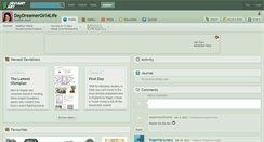 Desktop Screenshot of daydreamergirl4life.deviantart.com