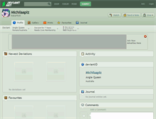 Tablet Screenshot of michilaaplz.deviantart.com