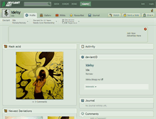 Tablet Screenshot of idelsy.deviantart.com