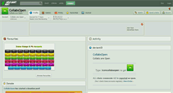 Desktop Screenshot of collabsopen.deviantart.com