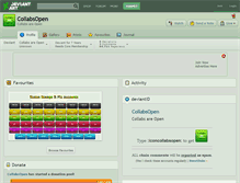 Tablet Screenshot of collabsopen.deviantart.com