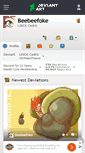 Mobile Screenshot of beebeefoke.deviantart.com