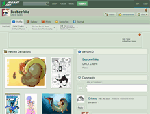 Tablet Screenshot of beebeefoke.deviantart.com