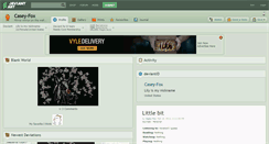 Desktop Screenshot of casey-fox.deviantart.com
