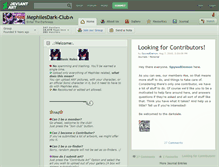 Tablet Screenshot of mephilesdark-club.deviantart.com