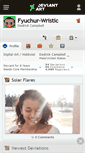 Mobile Screenshot of fyuchur-wristic.deviantart.com