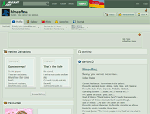 Tablet Screenshot of himeoffma.deviantart.com