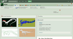 Desktop Screenshot of delyar.deviantart.com