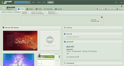 Desktop Screenshot of gharoobi.deviantart.com
