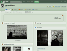 Tablet Screenshot of harmonichaos.deviantart.com