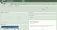Desktop Screenshot of f-luff.deviantart.com