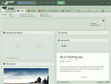Tablet Screenshot of f-luff.deviantart.com