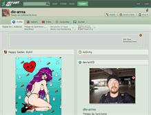 Tablet Screenshot of die-arrea.deviantart.com