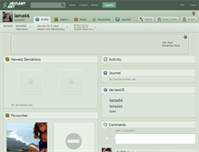 Tablet Screenshot of lama66.deviantart.com