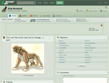 Tablet Screenshot of kira-immoral.deviantart.com