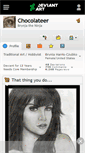Mobile Screenshot of chocolateer.deviantart.com