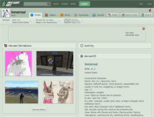 Tablet Screenshot of leesensai.deviantart.com