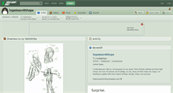 Desktop Screenshot of hopelesswithhope.deviantart.com