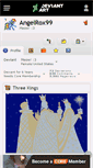 Mobile Screenshot of angelrox99.deviantart.com