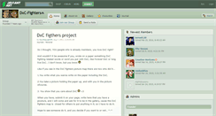 Desktop Screenshot of dxc-fighters.deviantart.com
