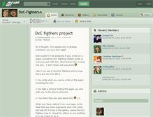 Tablet Screenshot of dxc-fighters.deviantart.com
