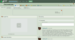 Desktop Screenshot of foxloveskrystal.deviantart.com
