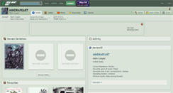 Desktop Screenshot of mindrapeart.deviantart.com