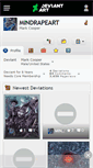 Mobile Screenshot of mindrapeart.deviantart.com