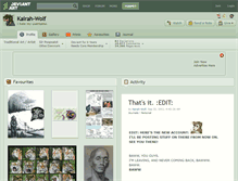 Tablet Screenshot of kairah-wolf.deviantart.com