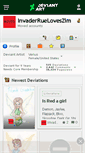 Mobile Screenshot of invaderrueloveszim.deviantart.com
