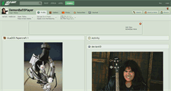 Desktop Screenshot of demonba55player.deviantart.com