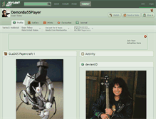 Tablet Screenshot of demonba55player.deviantart.com
