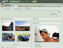 Tablet Screenshot of juanfrexu.deviantart.com
