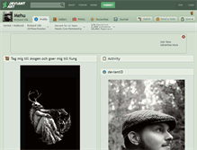 Tablet Screenshot of mehu.deviantart.com