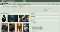 Desktop Screenshot of cloneleia.deviantart.com