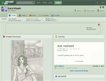 Tablet Screenshot of kuroi-kiseki.deviantart.com
