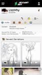 Mobile Screenshot of lizzwhy.deviantart.com