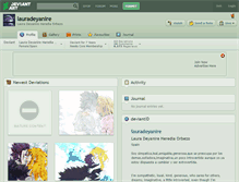 Tablet Screenshot of lauradeyanire.deviantart.com