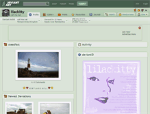 Tablet Screenshot of lilackitty.deviantart.com