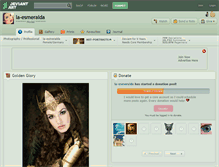 Tablet Screenshot of la-esmeralda.deviantart.com