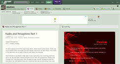 Desktop Screenshot of missfero.deviantart.com