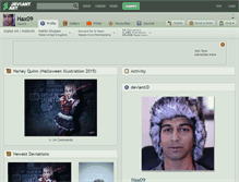 Tablet Screenshot of hax09.deviantart.com