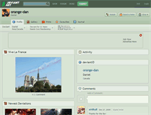 Tablet Screenshot of orange-dan.deviantart.com
