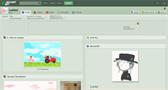 Desktop Screenshot of luazul.deviantart.com