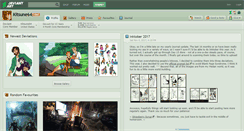 Desktop Screenshot of kitsune64.deviantart.com