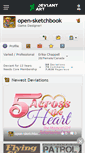 Mobile Screenshot of open-sketchbook.deviantart.com