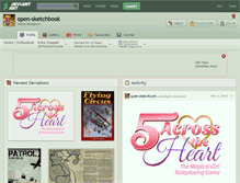 Tablet Screenshot of open-sketchbook.deviantart.com